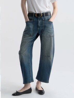 Gently Used Nili Lotan SHON jeans in distressed blue Classic Wash / size 29